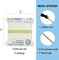 Griffin Nylon Bead Cord Perlseide – Size 0 (0.30mm) – 2 Meters per Card – Stainless Steel Needle Attached – for Knotting Pearls, Gemstones, Crystals and Beads